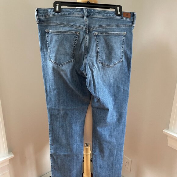 Polo Ralph Lauren Womens Jeans Blue 12 Mid Rise Straight Stretch - Picture 3 of 5